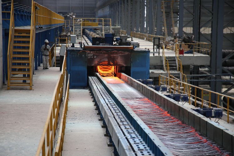 Dây chuyền công nghệ sản xuất thép chất lượng cao (ảnh: TN)
