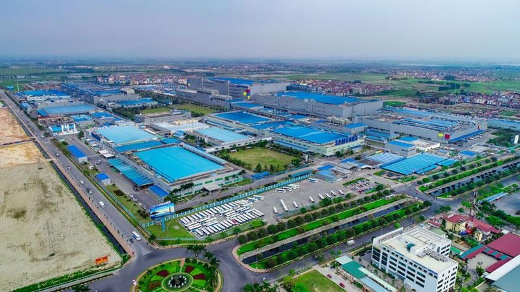 Một góc khu công nghiệp Yên Phong, tỉnh Bắc Ninh (ảnh: Internet)