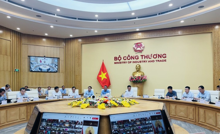 Toàn cảnh Hội nghị triển khai Kế hoạch thực hiện Quy hoạch điện VIII tổ chức chiều ngày 3/4 tại Hà Nội